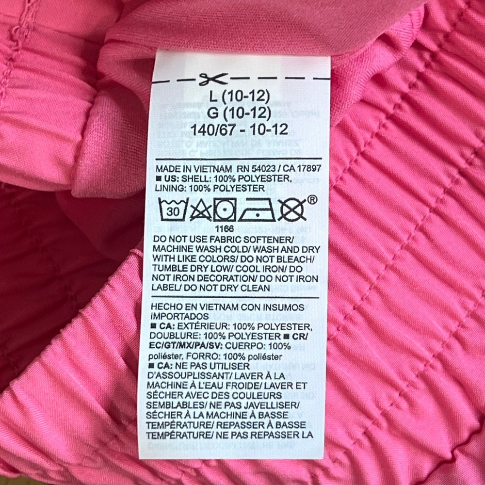 Old Navy Active Youth Girls Running Shorts Hot Pink Go-Dry Size L (10-12) - Picture 4 of 5